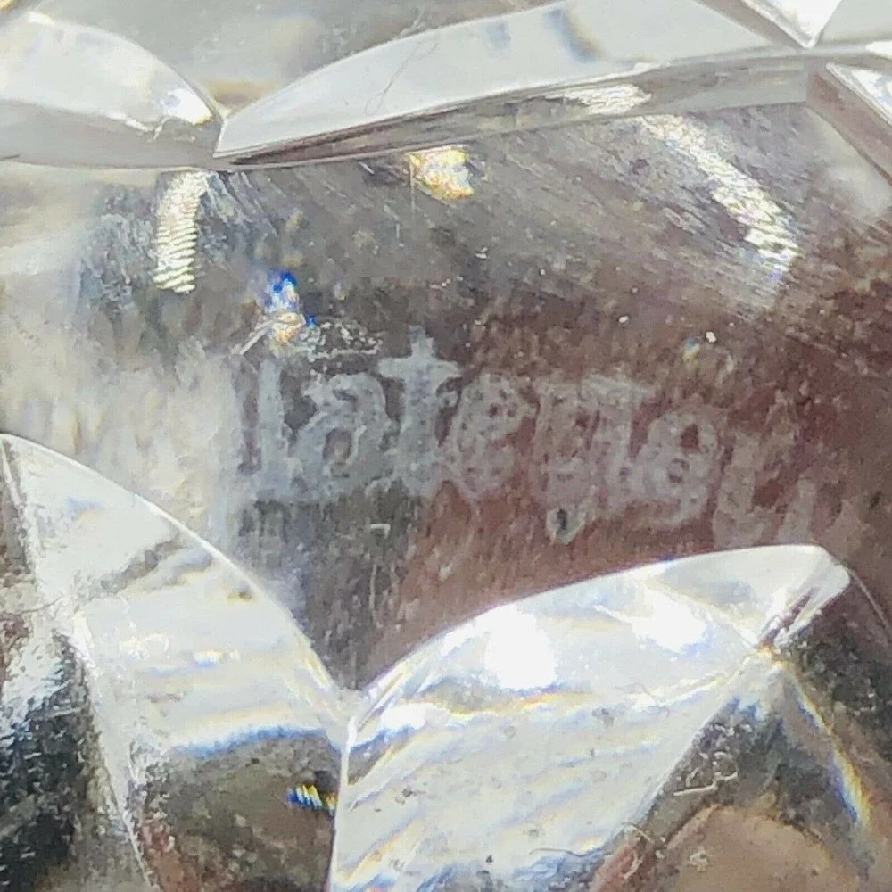 Signed Waterford Crystal Glandore EPNS Plated Salt and Pepper Shakers